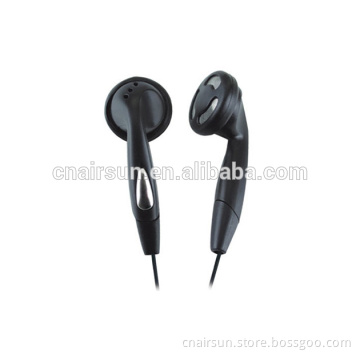 Black Cheapest Disposable Earphone Cheap Earbuds Promotion Earphone